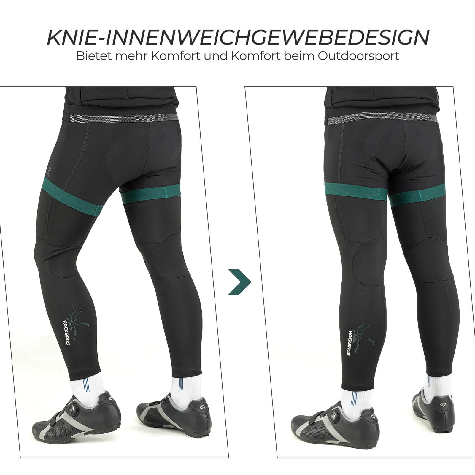 Fahrrad Beinlinge Winter Thermo S-3XL (1 Paar) - Image 5
