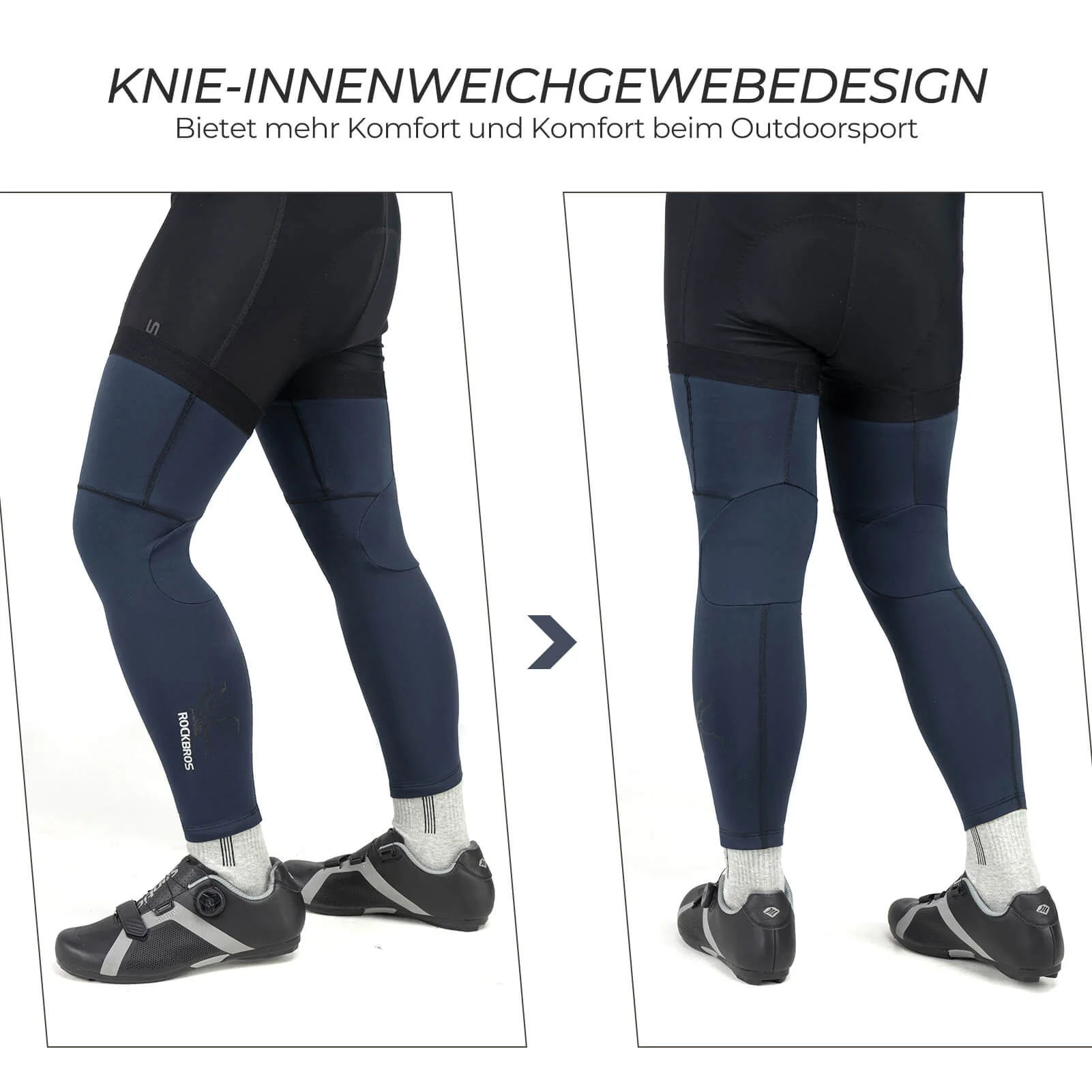Fahrrad Beinlinge Winter Thermo S-3XL (1 Paar) - Image 6