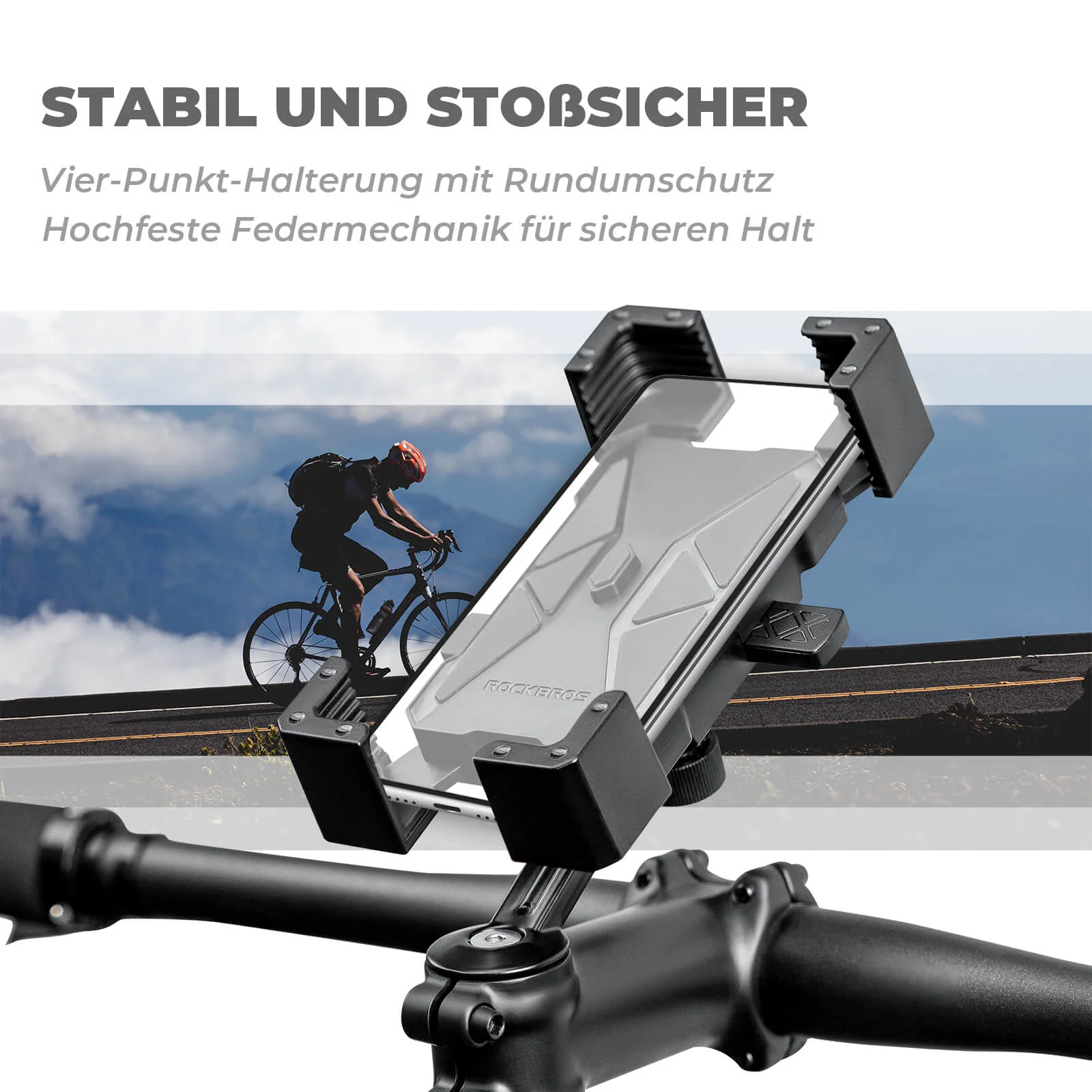 Fahrrad Handyhalterung 360° Drehbar für Handy 4.5~7.2" - Image 14