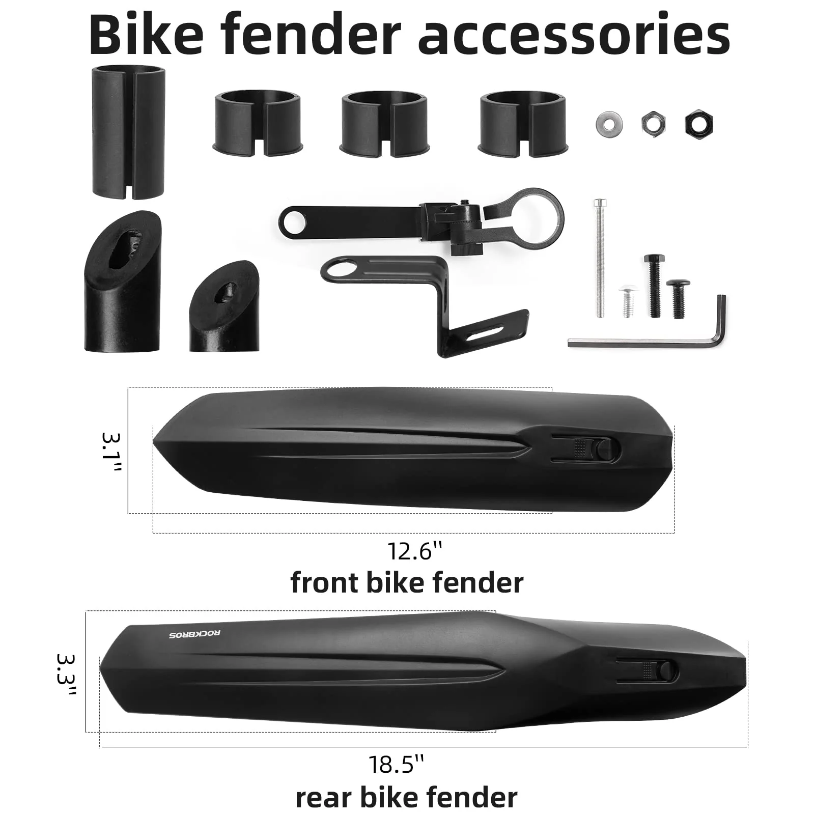 Fahrrad Schutzblech Set Mountainbikes Universal Spritzschutz - Image 4