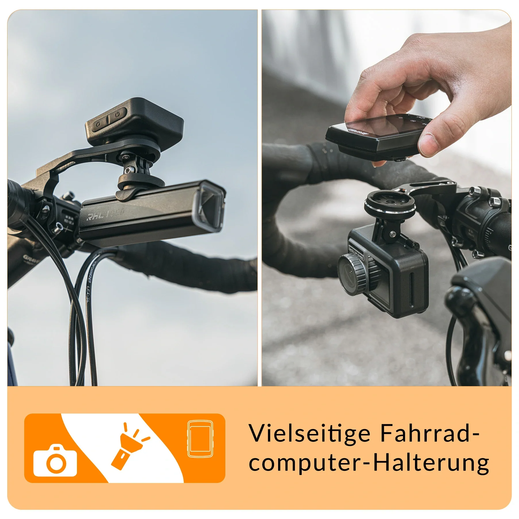 Fahrradcomputer Halterung für 31,8 mm Lenker, Garmin und Bryton - Image 7