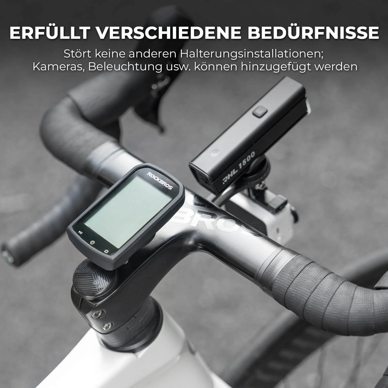 Fahrradcomputer Halterung Kompatibel mit Garmin/Wahoo/Bryton - Image 6