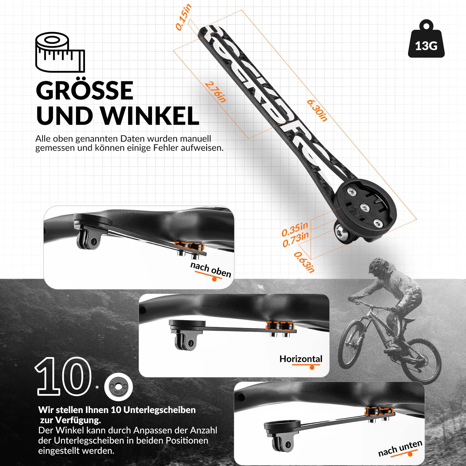 Fahrradcomputer Halterung Lenkerhalterung für Garmin/Bryton/Giant - Image 3