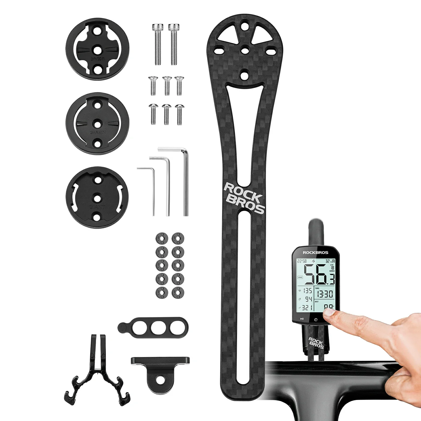 Fahrradcomputer Halterung Lenkerhalterung für Garmin/Bryton/Giant - Image 7