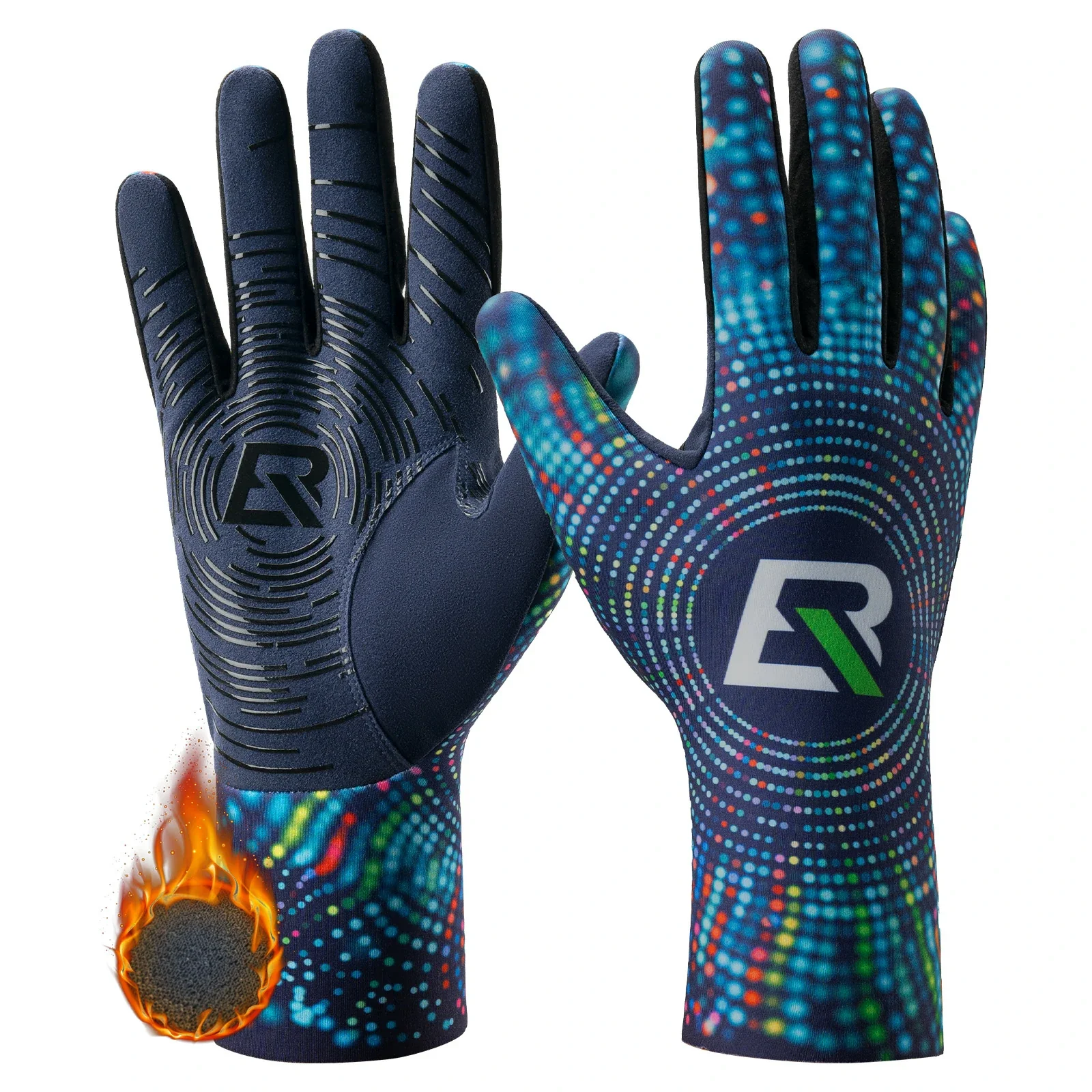 Fahrradhandschuhe Herbst und Winter Vollfinger-Handschuhe Elastische Anti-Rutsch - Image 2