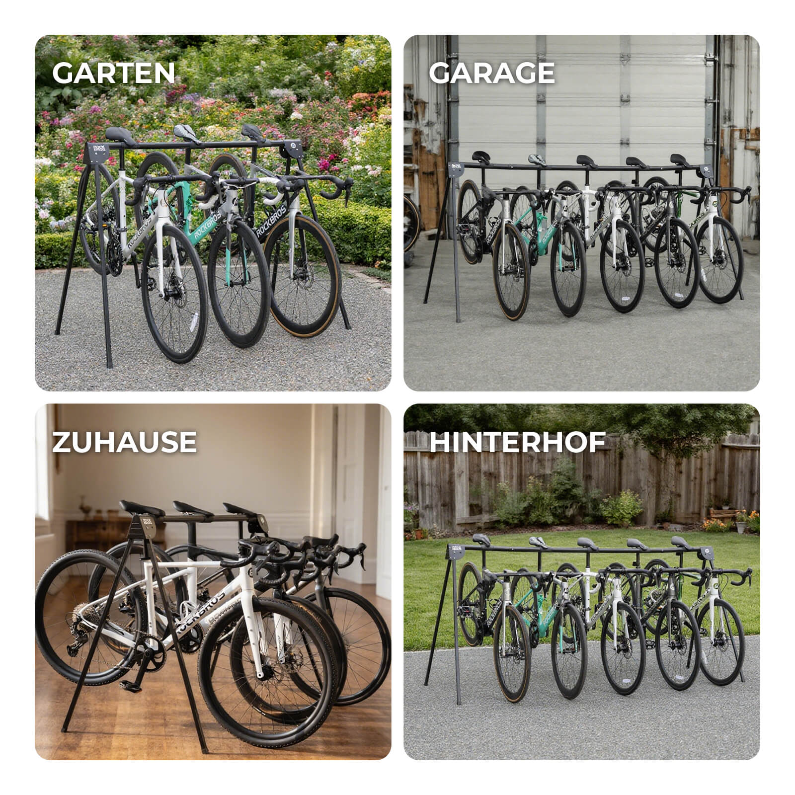 Fahrradständer Aufhängebügel Faltbar Rostfrei Tragfähig bis 80/120 kg - Image 10