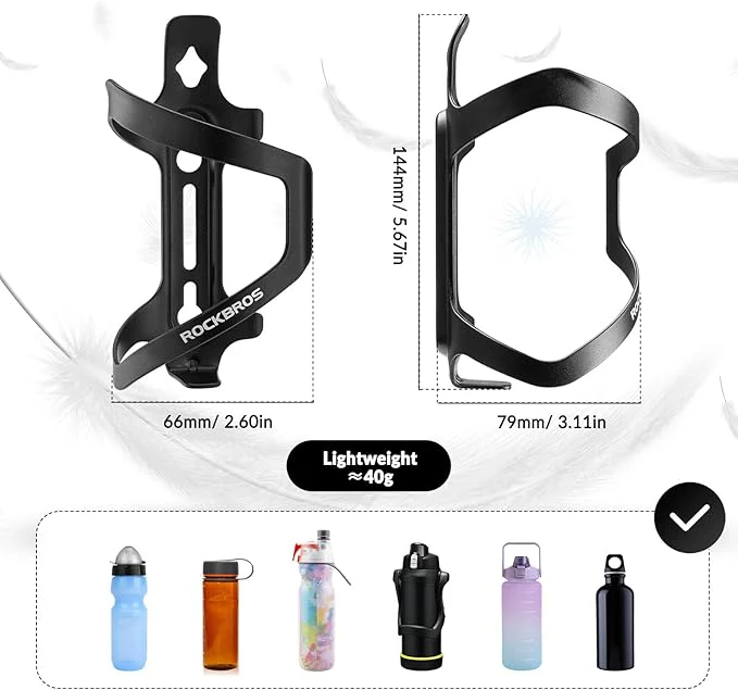 Flaschenhalter Fahrrad Getränkehalter Trinkflaschenhalter Aluminiumlegierung ca. 40g - Image 4