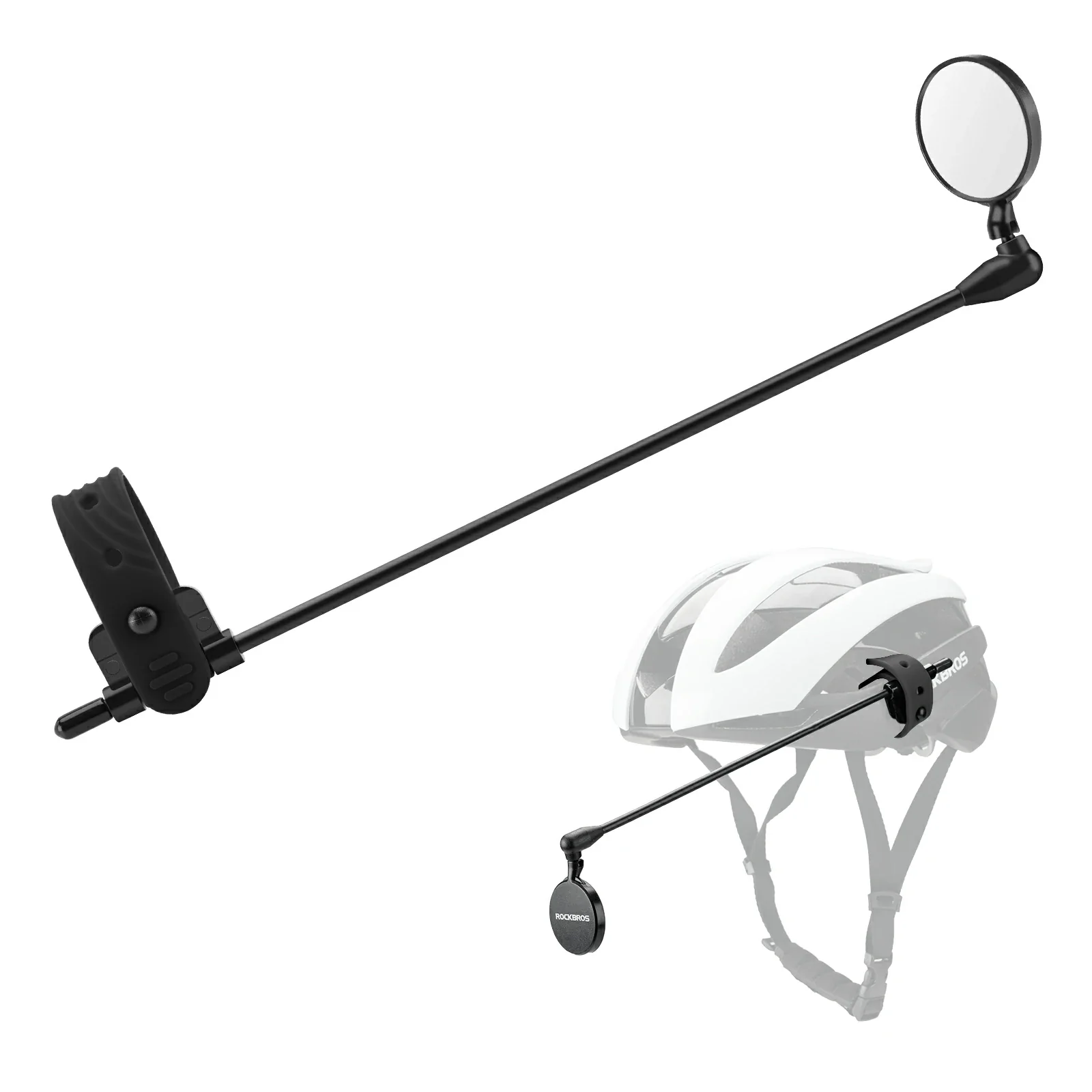 Helmspiegel, Fahrradspiegel für Helm 360 Grad Verstellbar