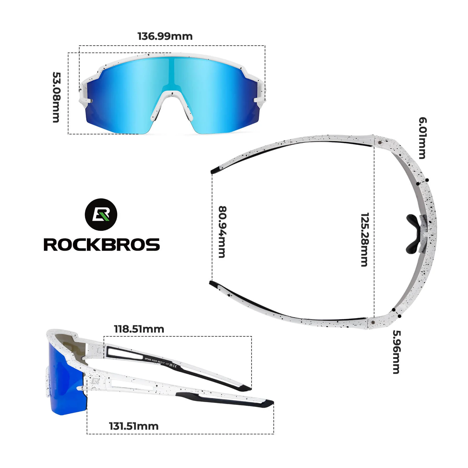 Kinder Fahrradbrille Polarisiert UV400 Schutz - Image 11