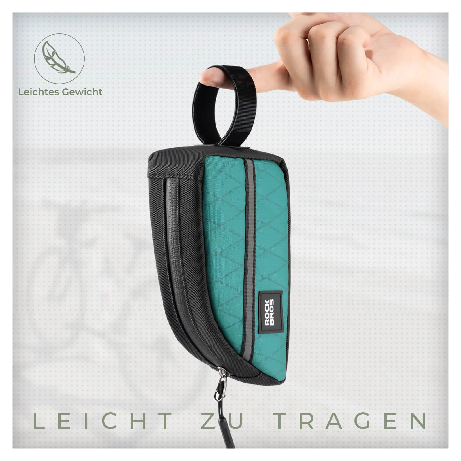 Oberrohrtasche 0,8L Leicht für Klapprad Falträder - Image 12