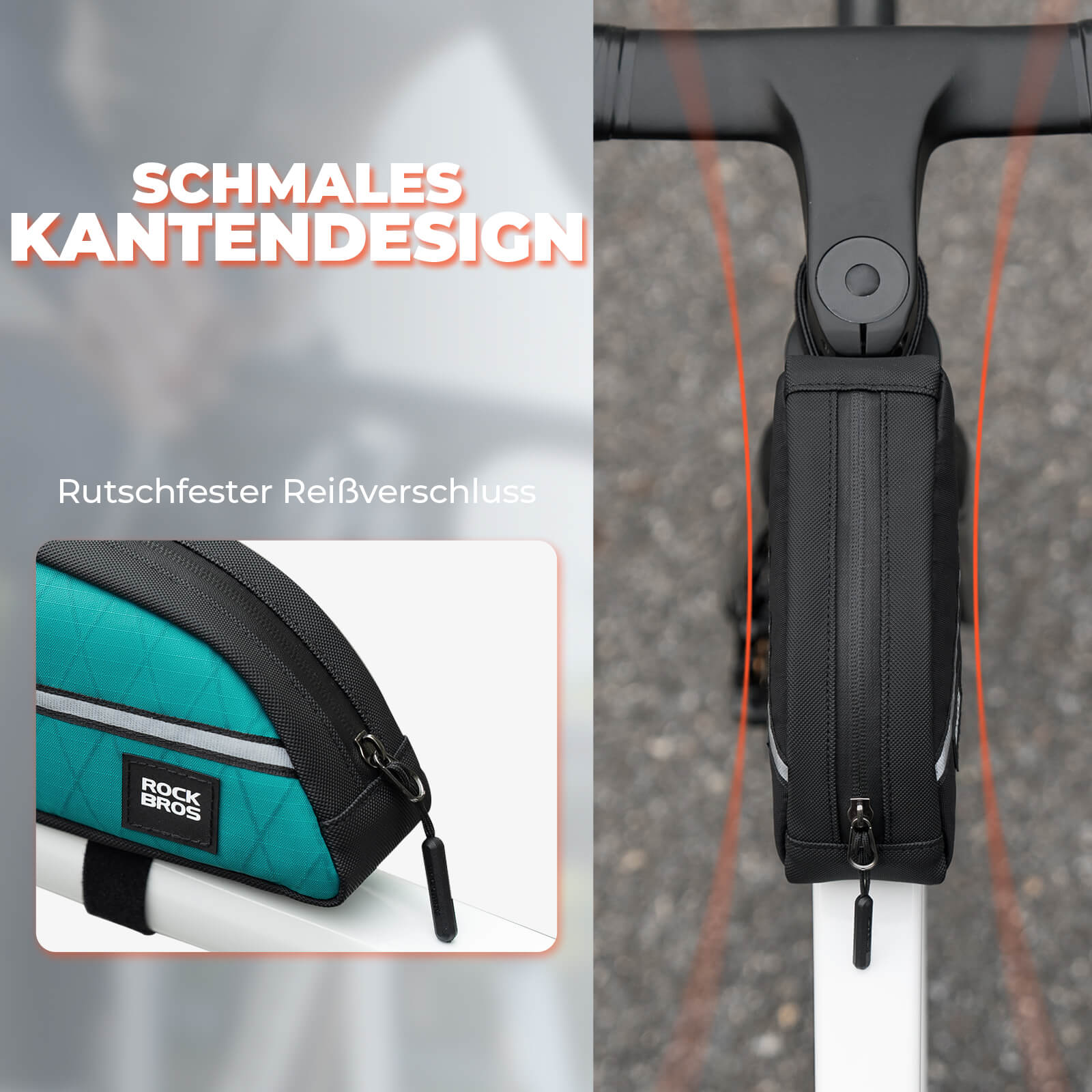 Oberrohrtasche 0,8L Leicht für Klapprad Falträder - Image 13
