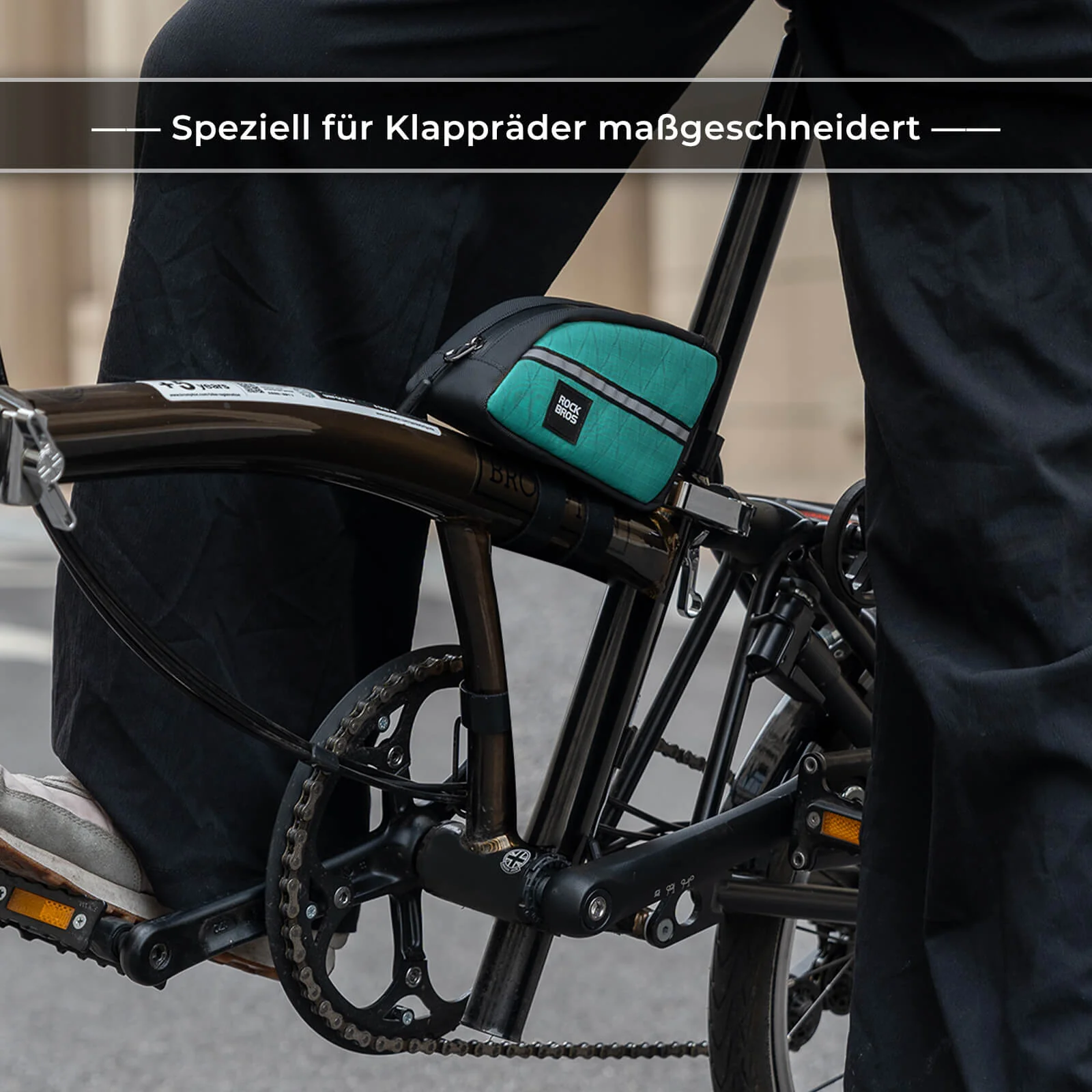 Oberrohrtasche 0,8L Leicht für Klapprad Falträder - Image 14