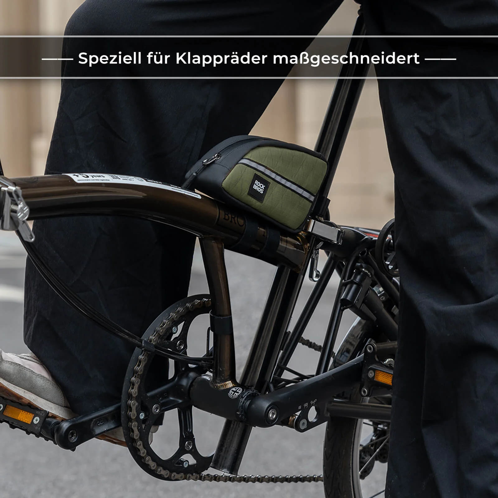 Oberrohrtasche 0,8L Leicht für Klapprad Falträder - Image 17