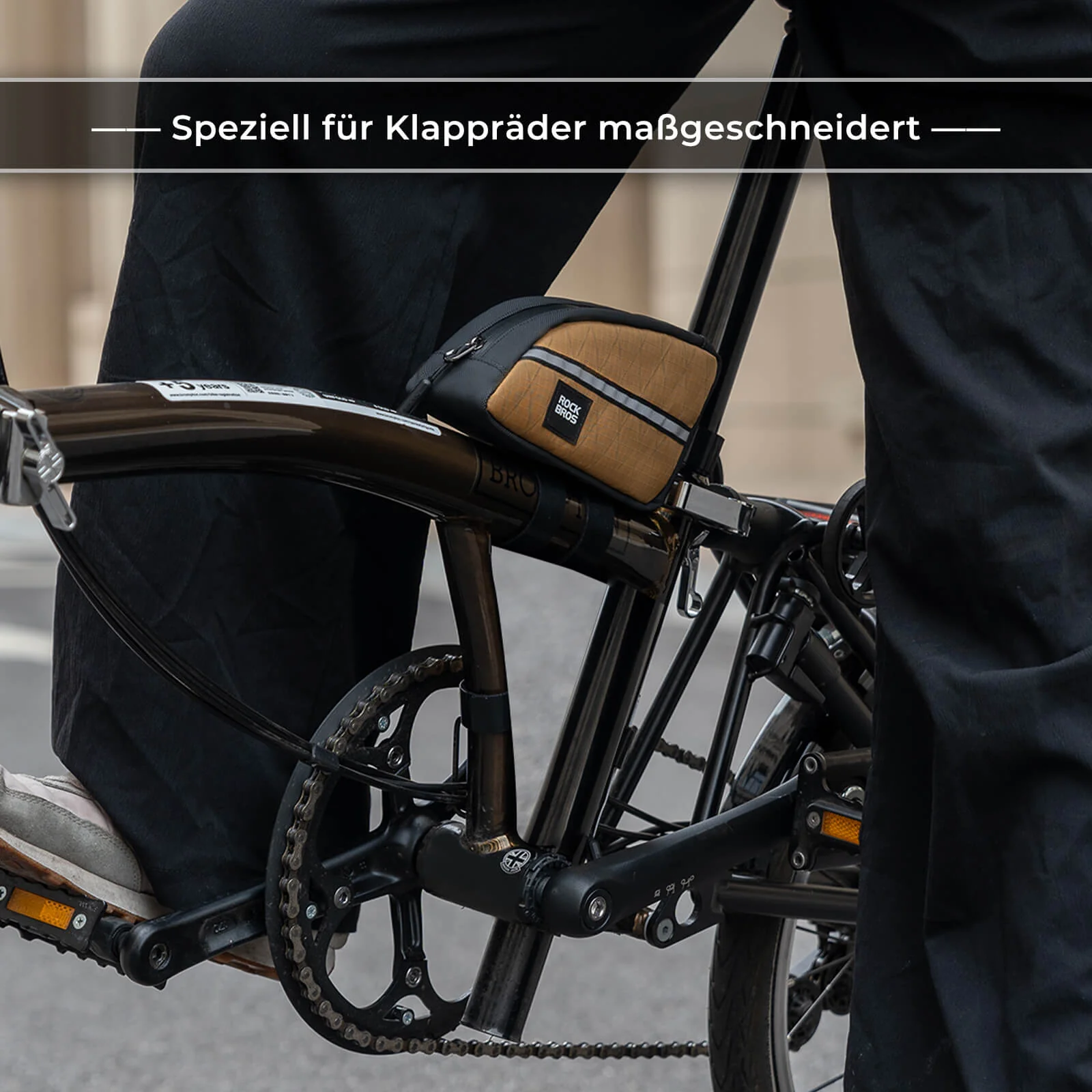 Oberrohrtasche 0,8L Leicht für Klapprad Falträder - Image 24
