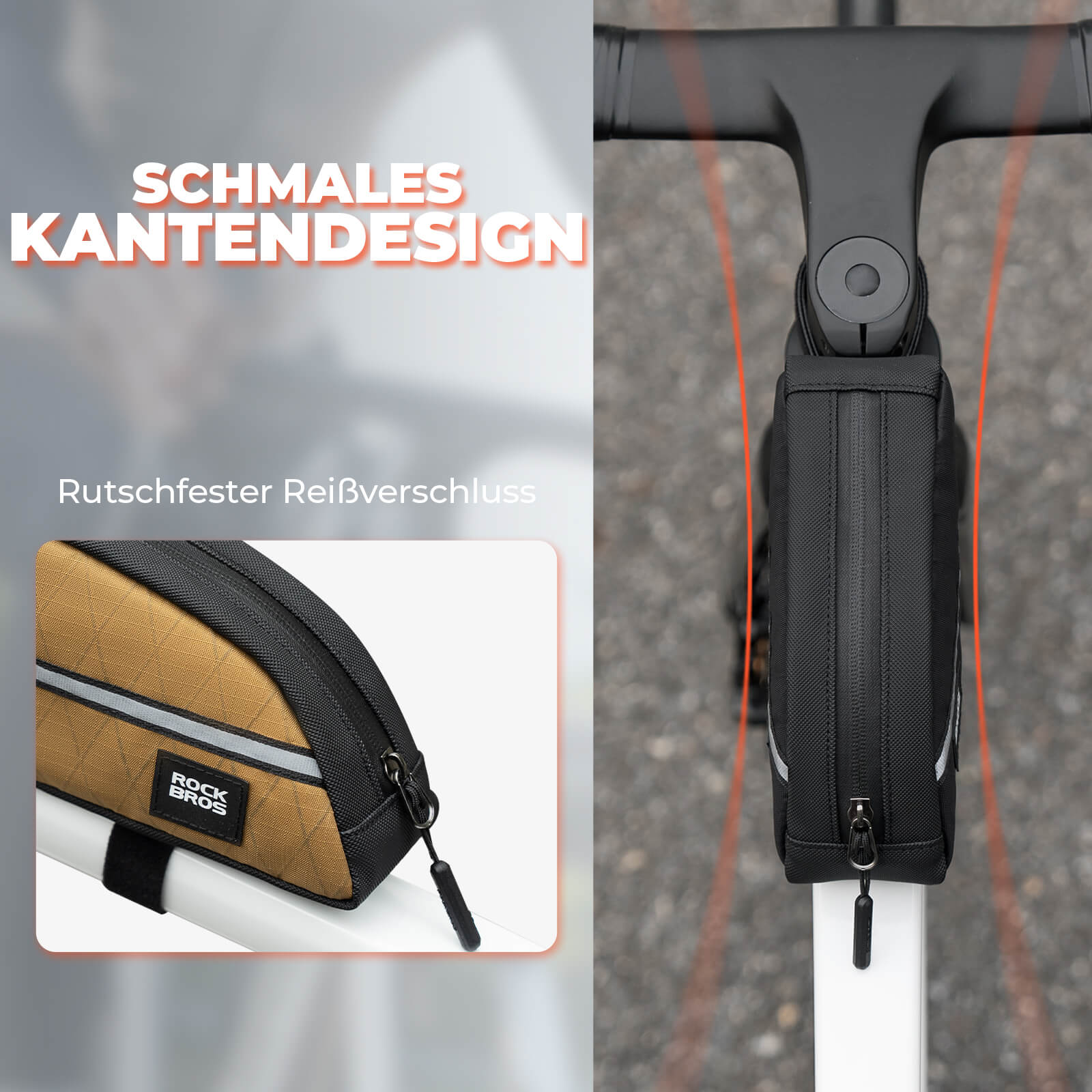 Oberrohrtasche 0,8L Leicht für Klapprad Falträder - Image 26