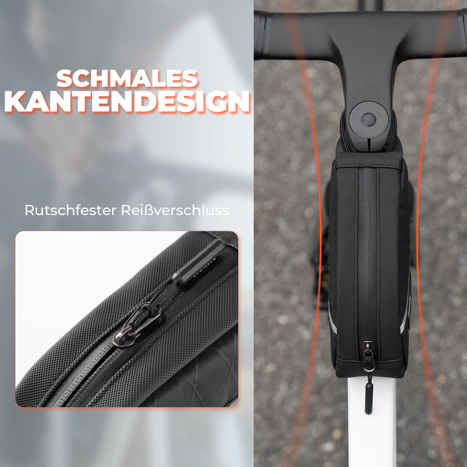 Oberrohrtasche 0,8L Leicht für Klapprad Falträder - Image 29