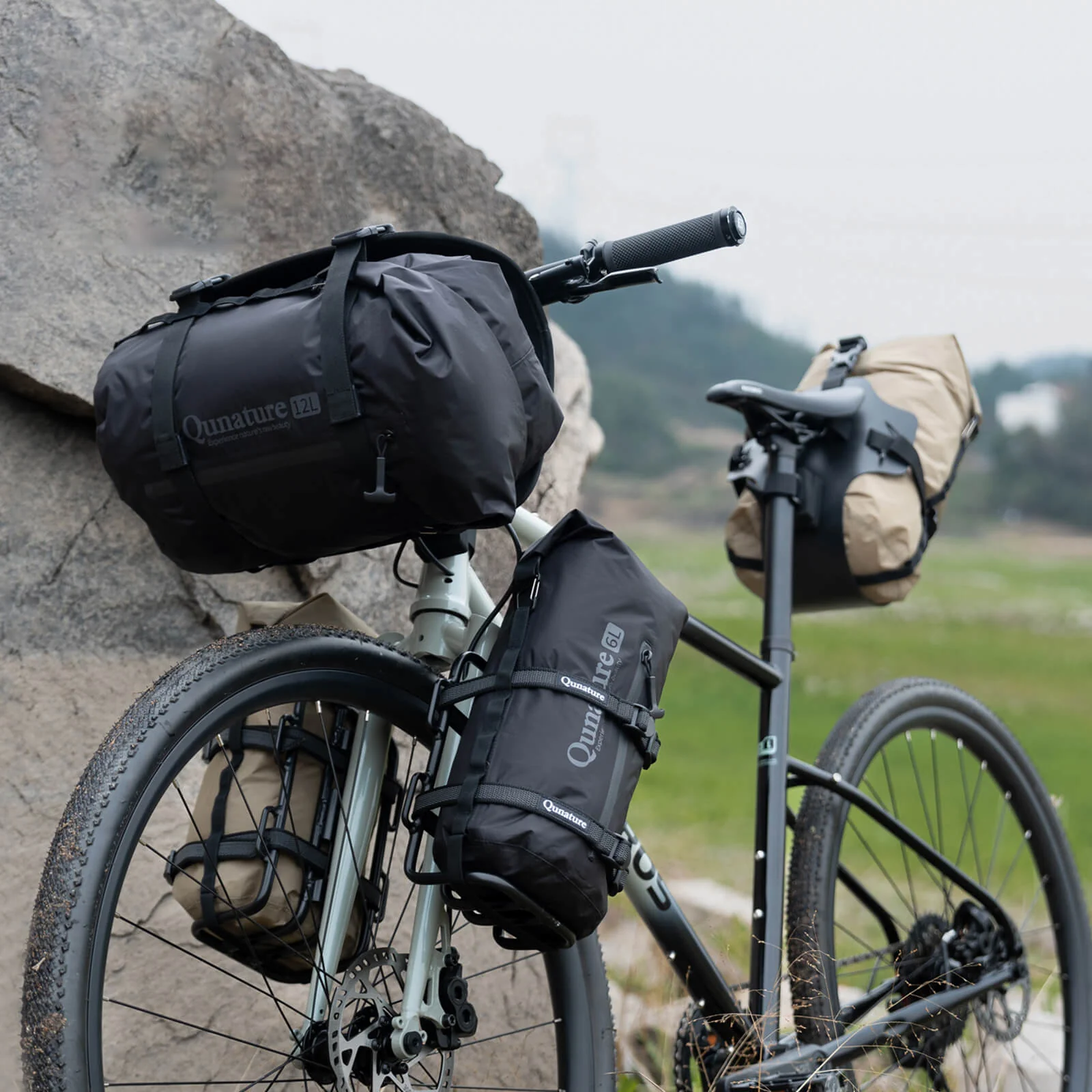 Qunature Wasserdichte Bikepacking Kompressionstasche - Image 6