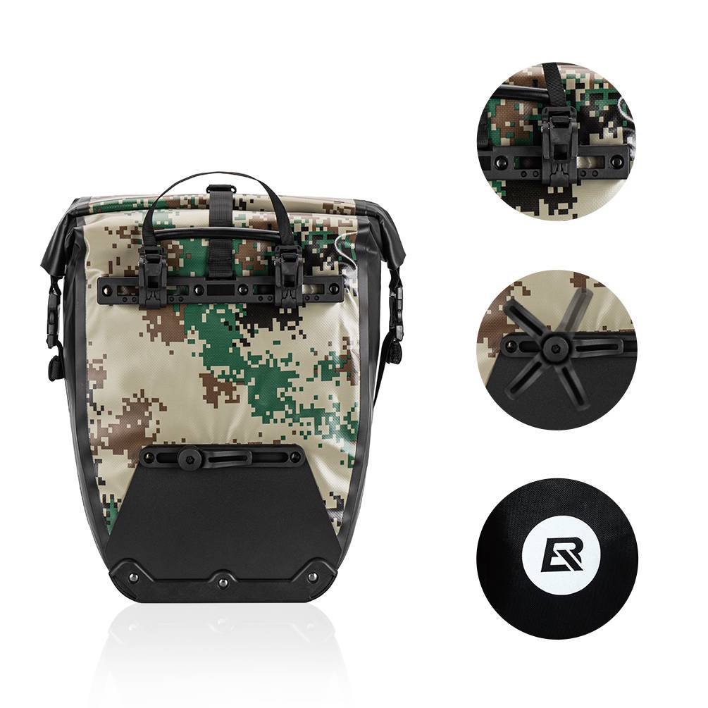 ROCKBROS 100 % wasserdichte Transporttaschen mit Netztasche 27L - Image 11