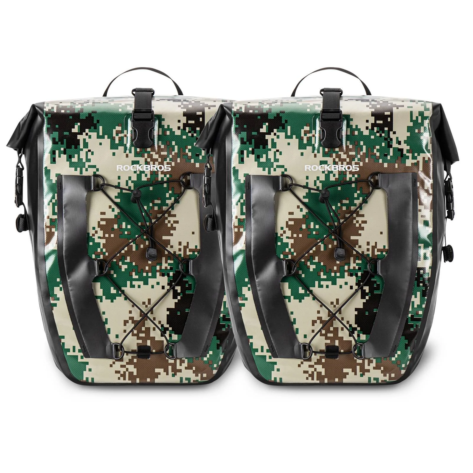 ROCKBROS 100 % wasserdichte Transporttaschen mit Netztasche 27L - Image 4