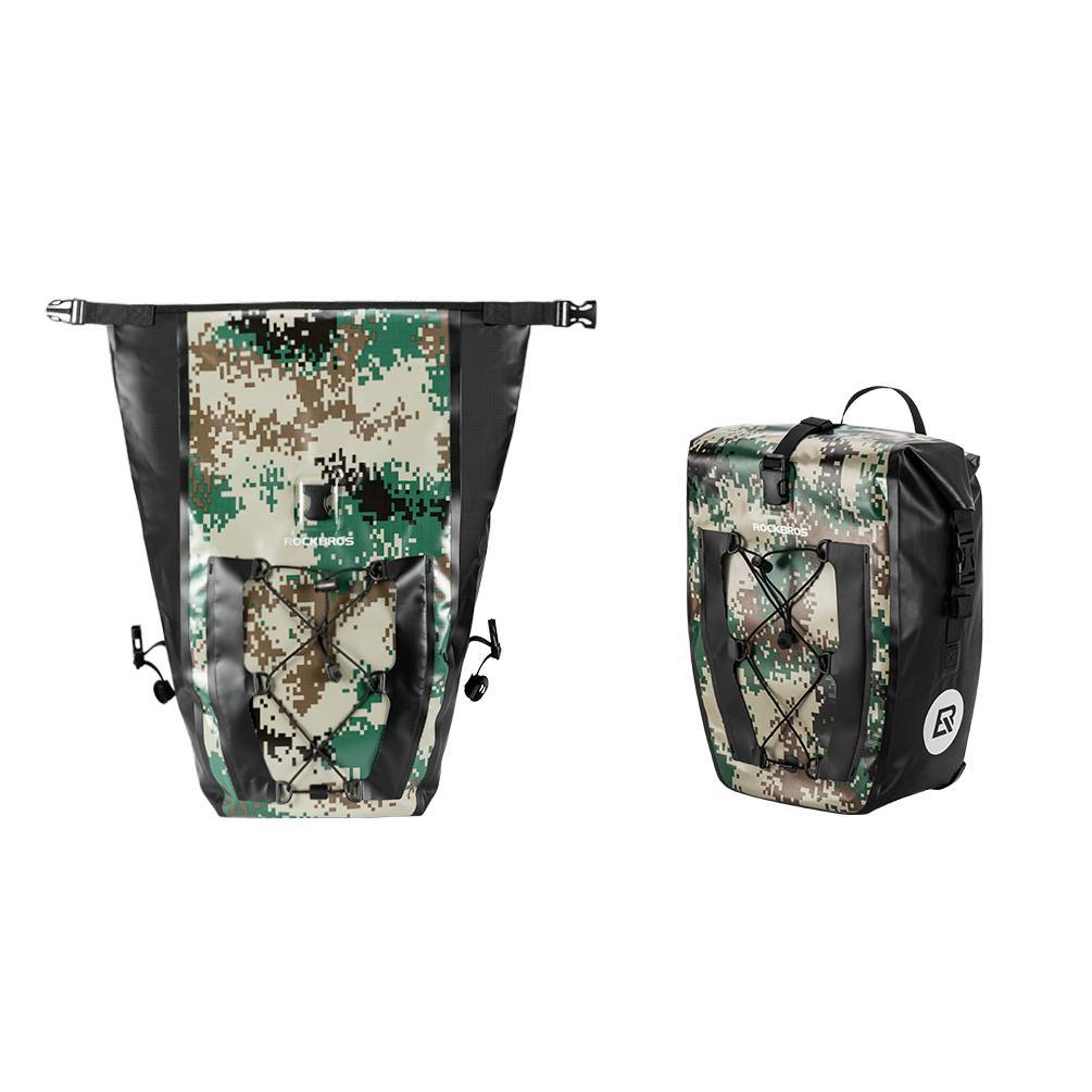 ROCKBROS 100 % wasserdichte Transporttaschen mit Netztasche 27L - Image 5