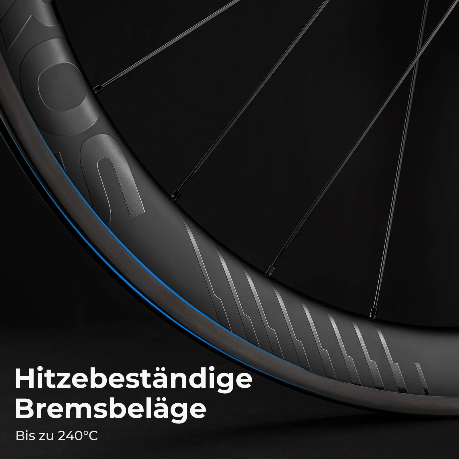 ROCKBROS 700C Carbon Laufradsatz 38mm Felgenbremse Steckachse Laufrad Set für Rennrad - Image 6
