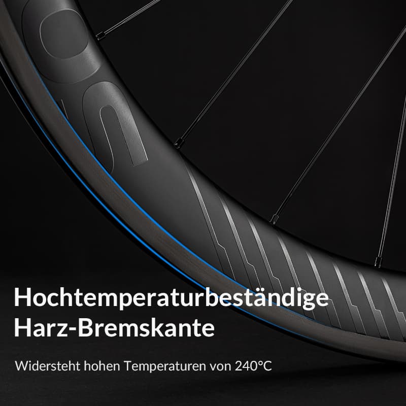 ROCKBROS 700C Carbon Laufradsatz 65mm Scheibenbremse Steckachse Laufrad Set für Rennrad - Image 8