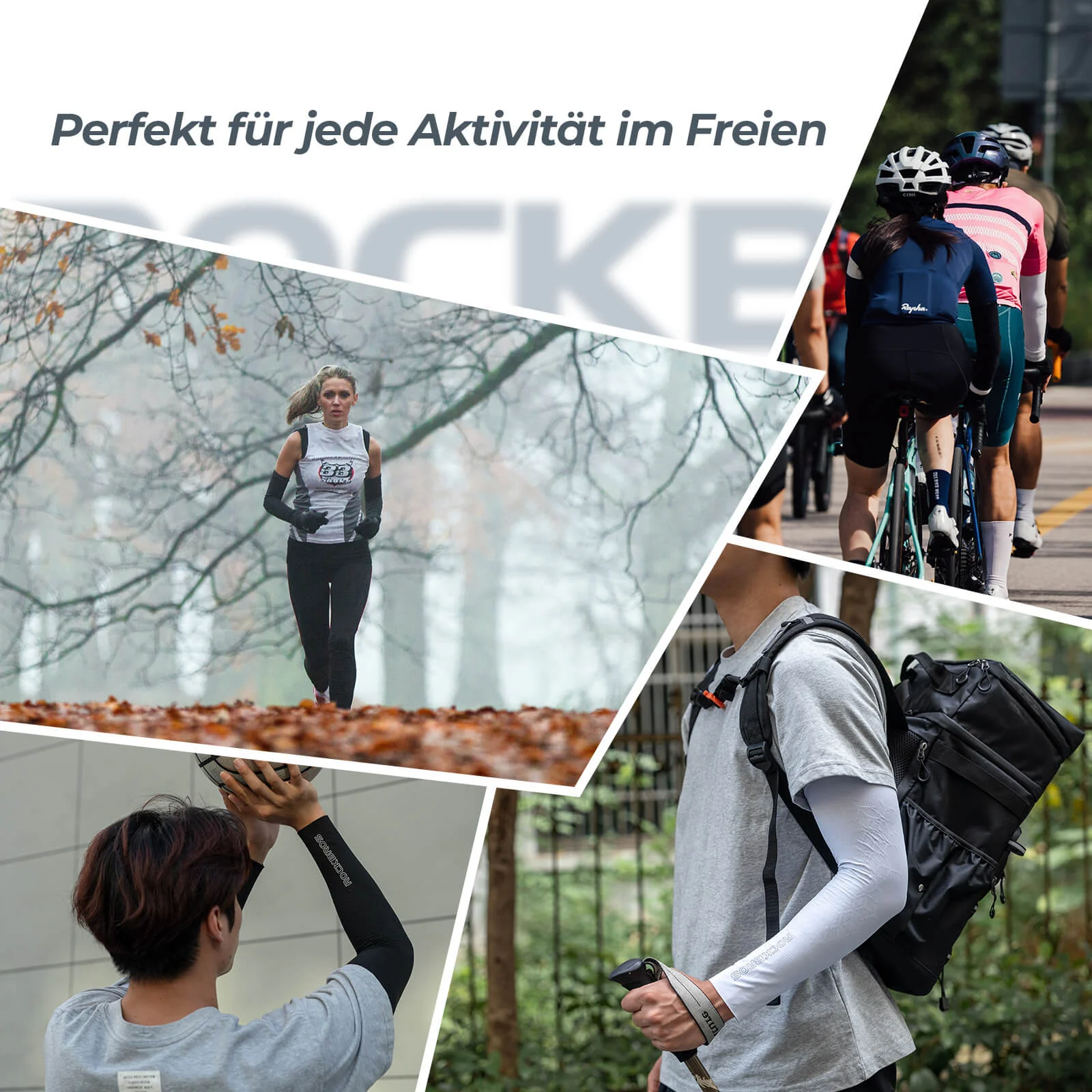 ROCKBROS Armlinge Arm Sleeve Sonnenschutz Kühles Gefühl Schnell Trocknend - Image 4
