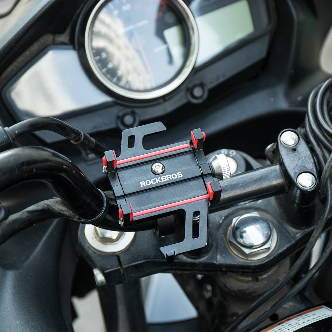 ROCKBROS Fahrrad Motorrad Handyhalterung mit 360 Rotation Clip - Image 13