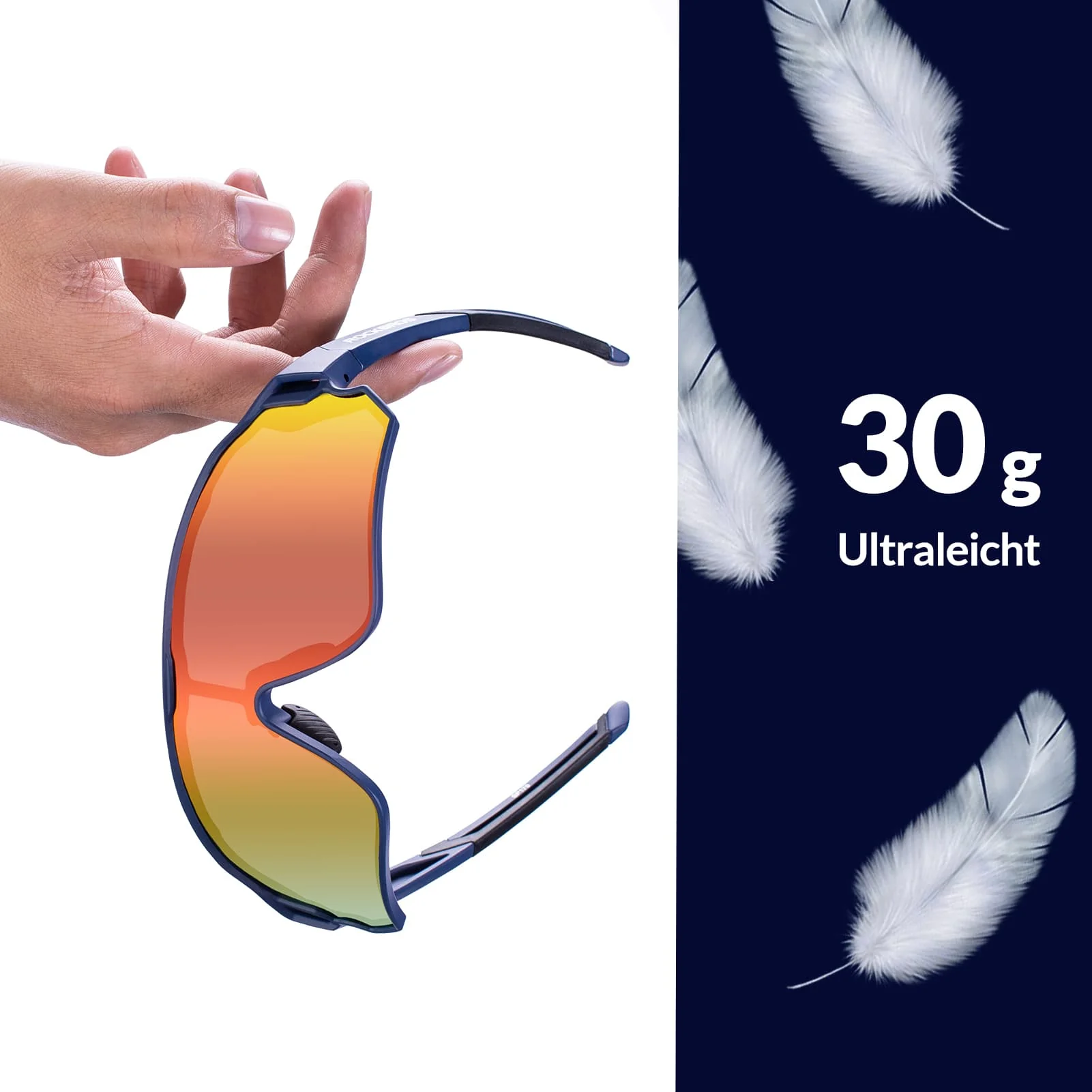ROCKBROS Fahrradbrille Polarisierte Sportsbrille mit UV-Schutz - Image 5