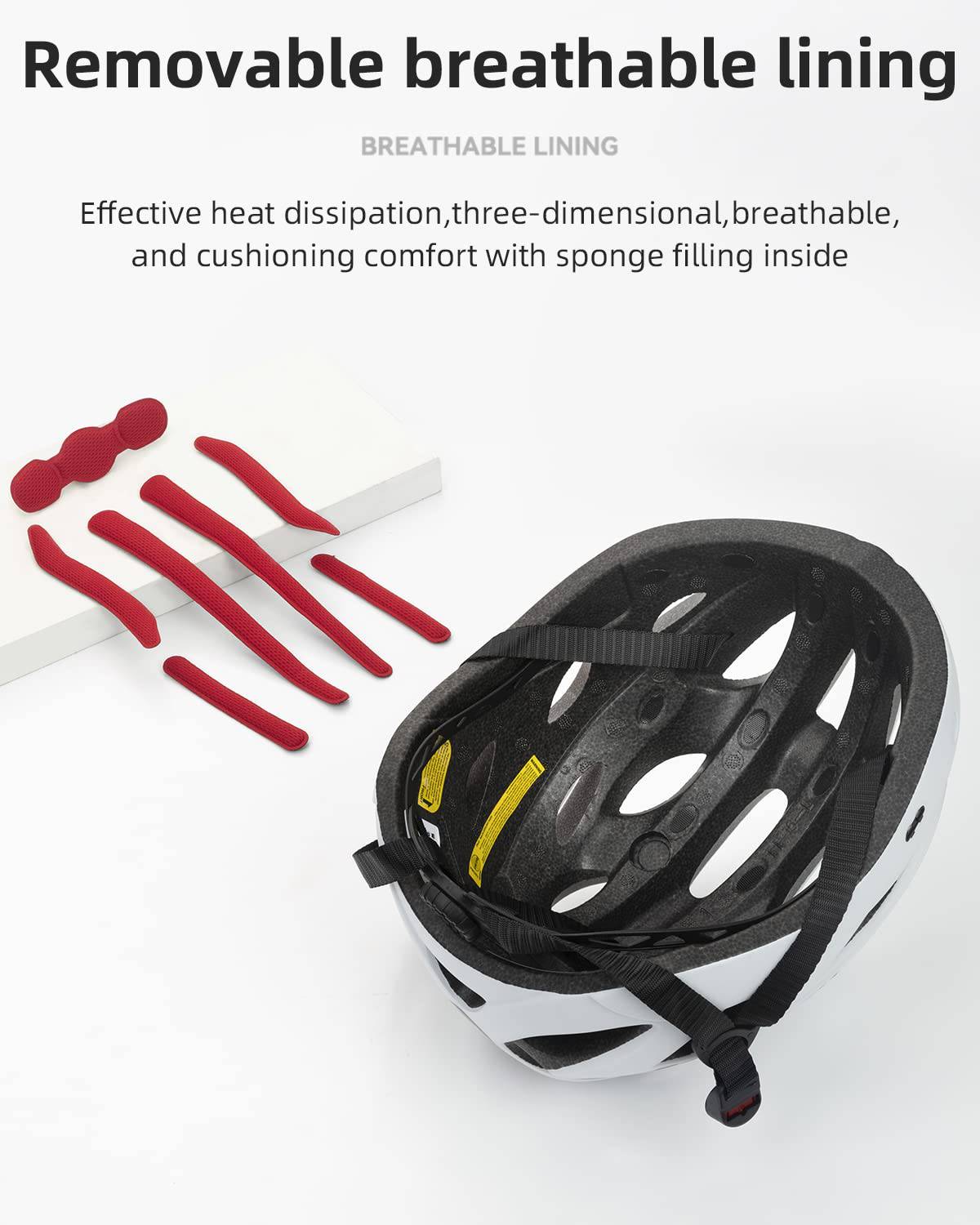 ROCKBROS Fahrradhelm mit integrierter abnehmbarer Magnetbrillen & Visier - Image 25