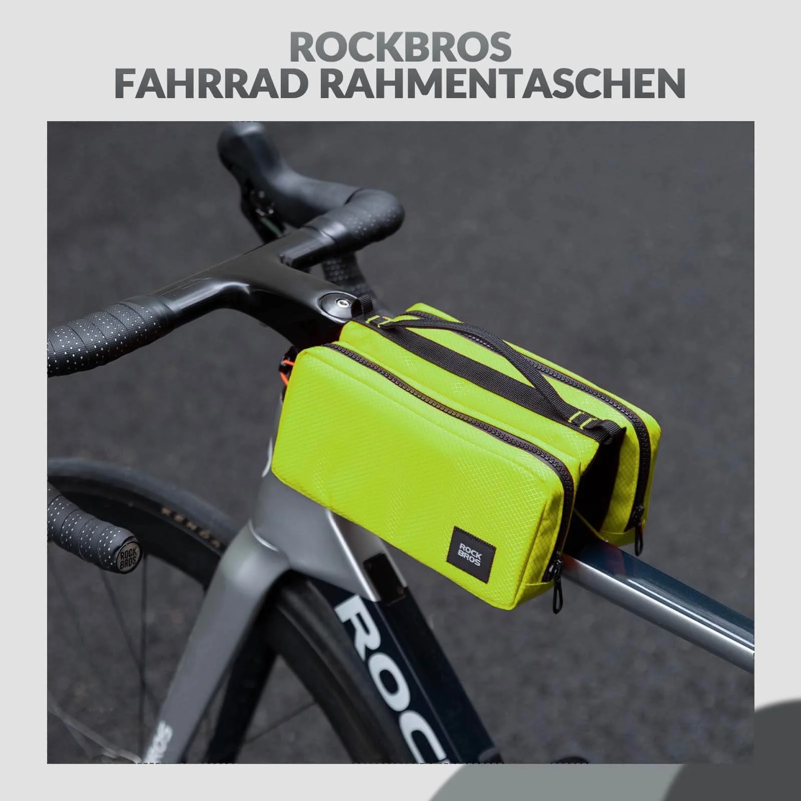 ROCKBROS Fahrradtasche Rahmentasche mit Schultergurt Oberrohrtasche - Image 17