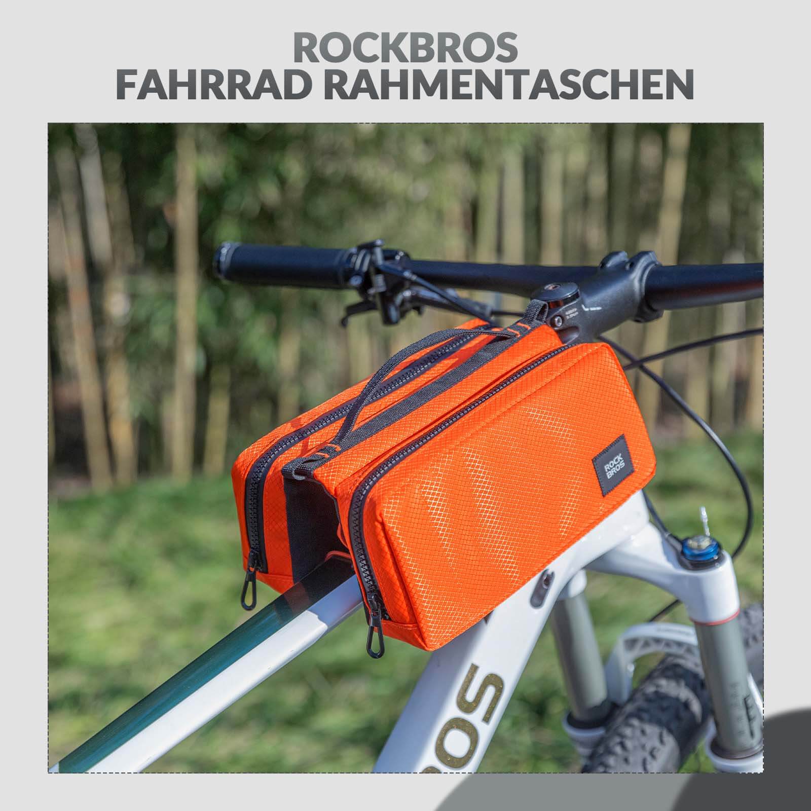 ROCKBROS Fahrradtasche Rahmentasche mit Schultergurt Oberrohrtasche - Image 19
