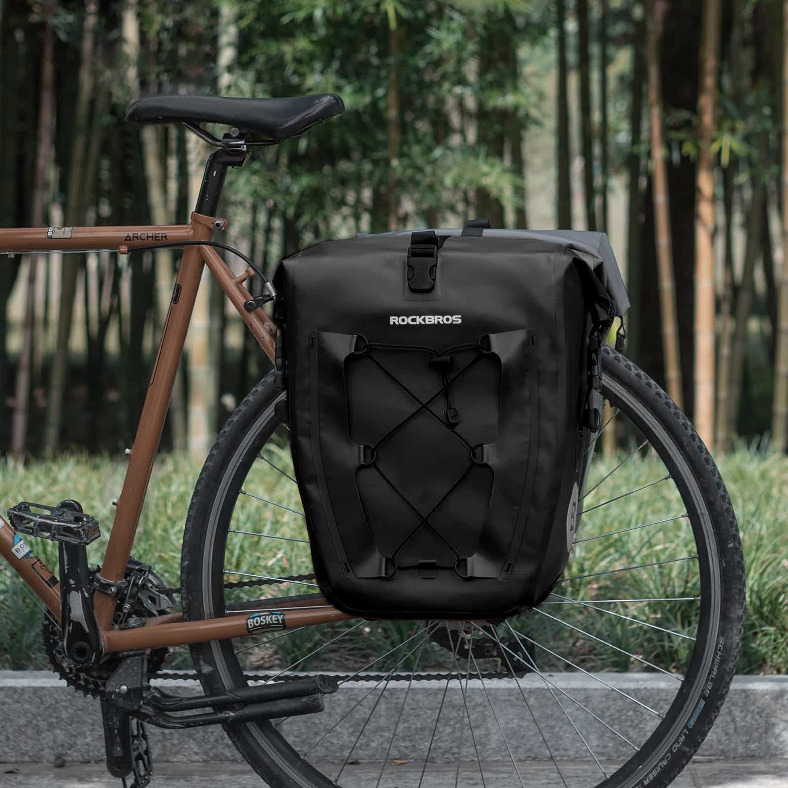 ROCKBROS Gepäckträgertasche 25L-32L 100 % wasserdicht mit Tragegriff - Image 30