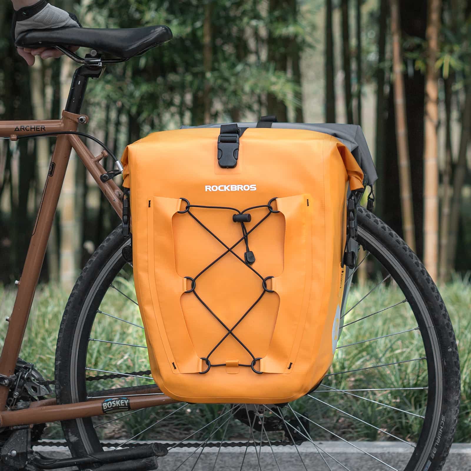 ROCKBROS Gepäckträgertasche 25L-32L 100 % wasserdicht mit Tragegriff - Image 31