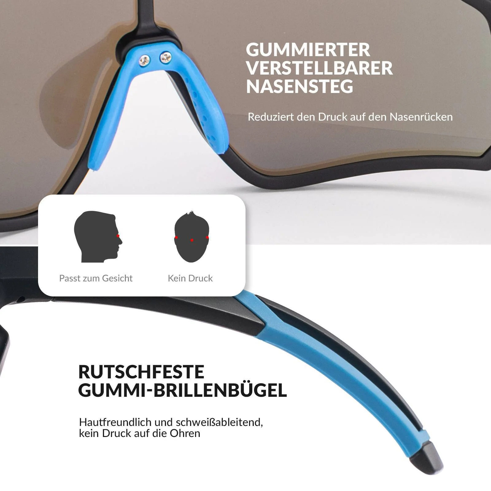 ROCKBROS Kinder Fahrradbrille UV400-Schutz Polarisierte Sonnenbrille - Image 20