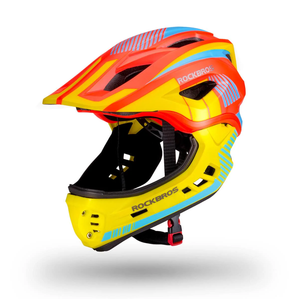 ROCKBROS Kinder helm Integriert Fahrradhelm mit Abnehmbarem Kinnschutz - Image 10
