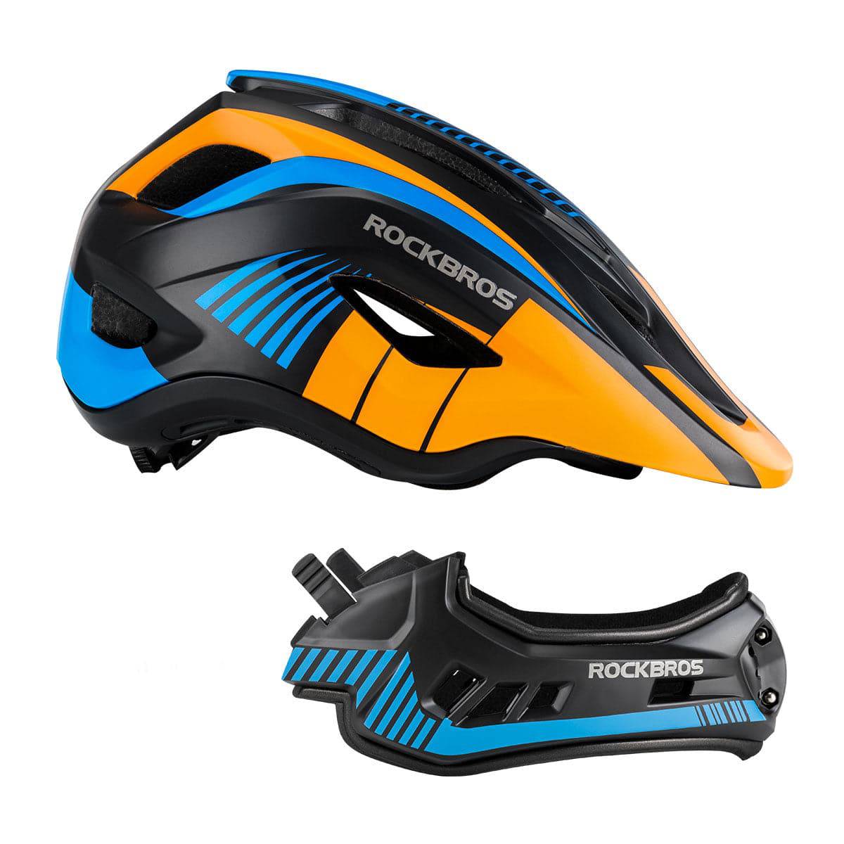 ROCKBROS Kinder helm Integriert Fahrradhelm mit Abnehmbarem Kinnschutz - Image 21