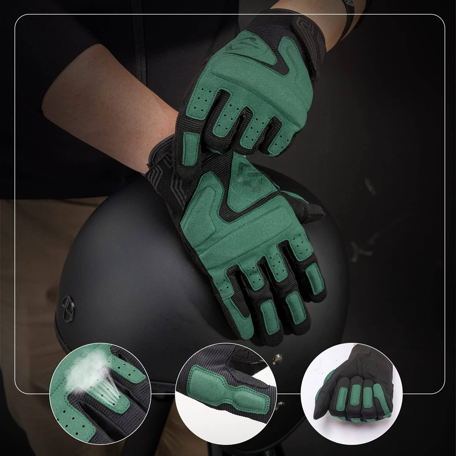 ROCKBROS Motorradhandschuhe Winddichte Touchscreen Herren Handschuhe - Image 13