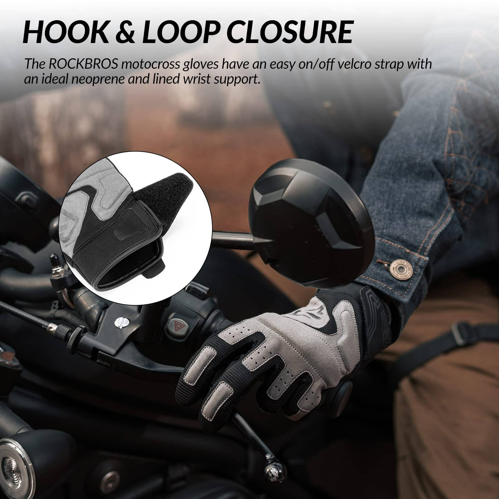 ROCKBROS Motorradhandschuhe Winddichte Touchscreen Herren Handschuhe - Image 8