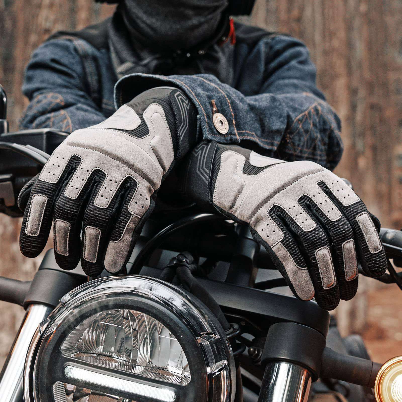 ROCKBROS Motorradhandschuhe Winddichte Touchscreen Herren Handschuhe - Image 9
