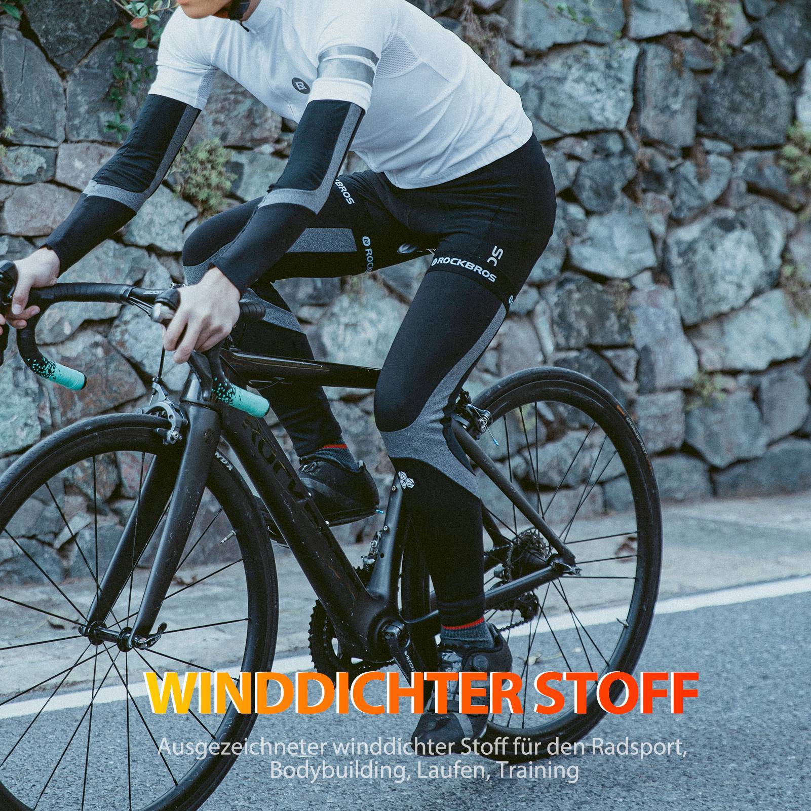 ROCKBROS Radsport Beinlinge Winter Beinwärmer für Damen & Herren - Image 7