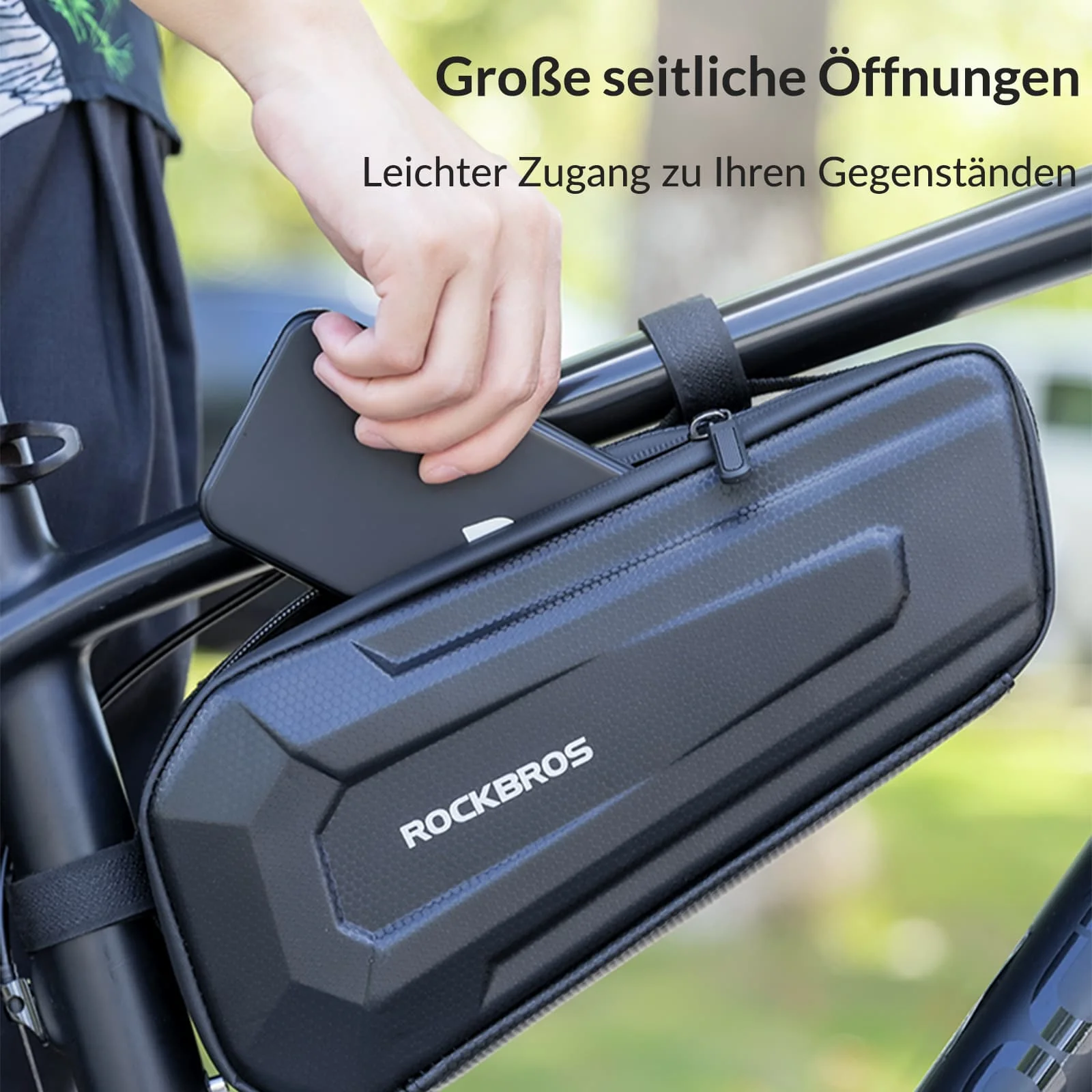ROCKBROS Rahmentasche Fahrradtasche für MTB, Rennräder 1,5L / 2,5L - Image 4