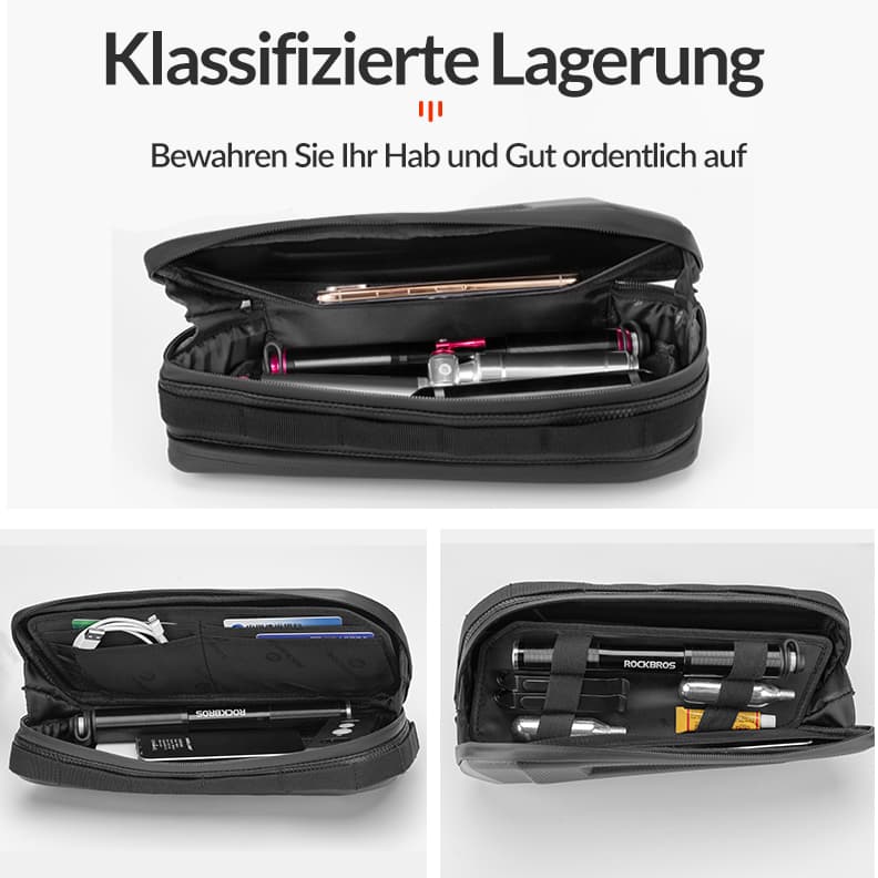ROCKBROS Rahmentasche Fahrradtasche für MTB, Rennräder 1,5L / 2,5L - Image 5