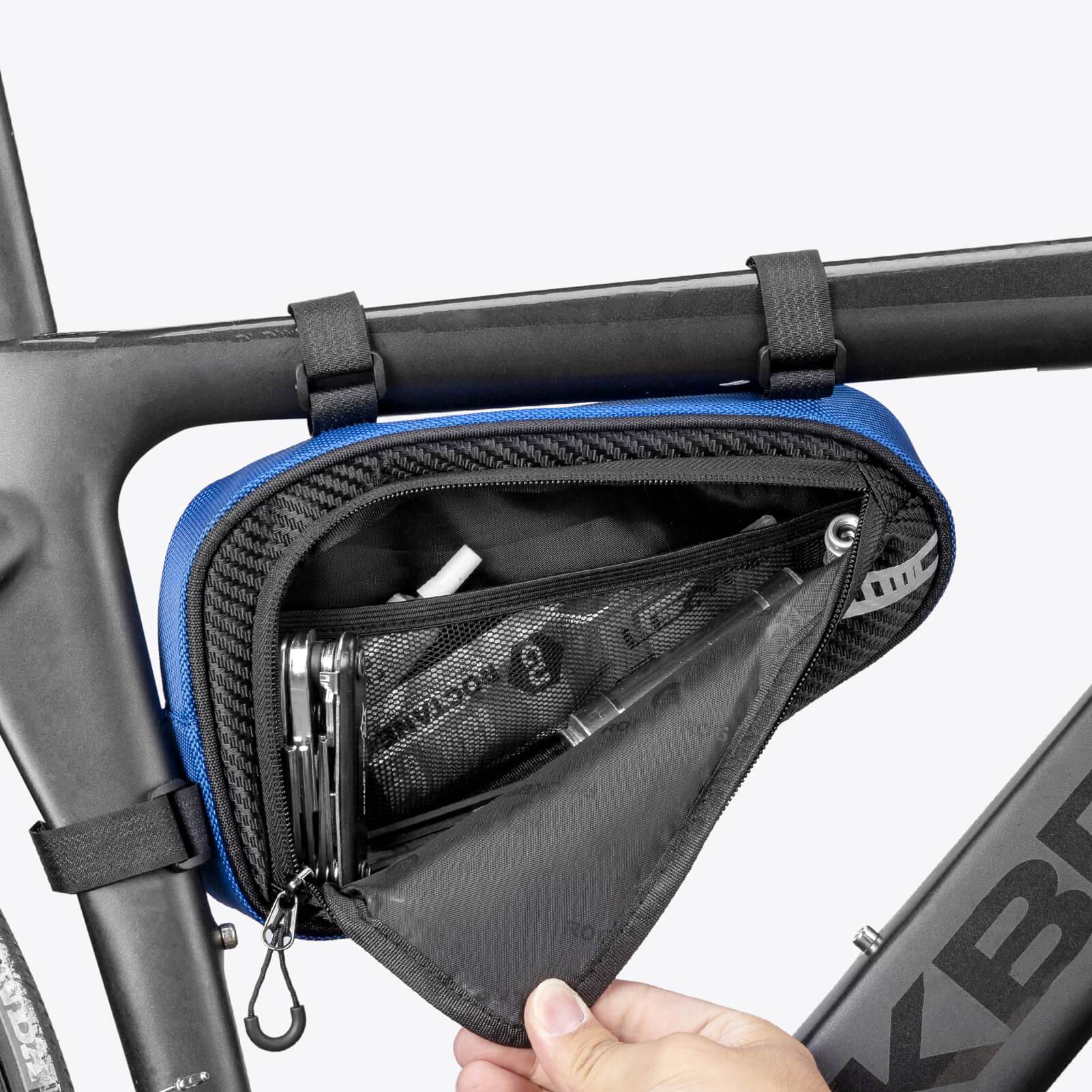 ROCKBROS Rahmentasche wasserdicht Dreieckstasche für MTB & Rennräder 1,2L - Image 7