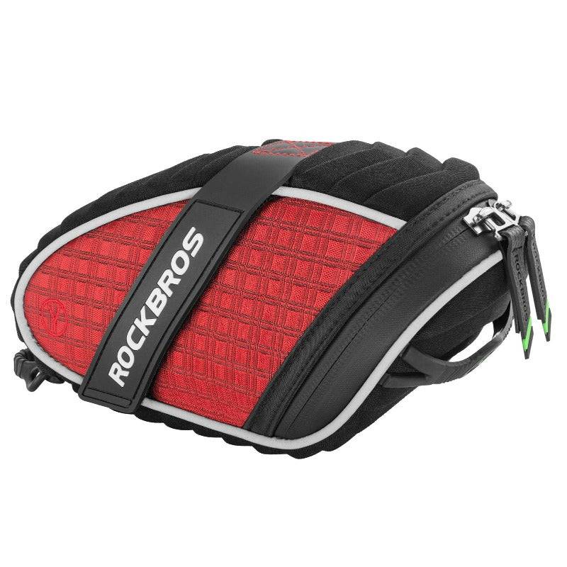 ROCKBROS Satteltaschen Fahrradsitz Taschen mit Rücklichthalter 1L - Image 4