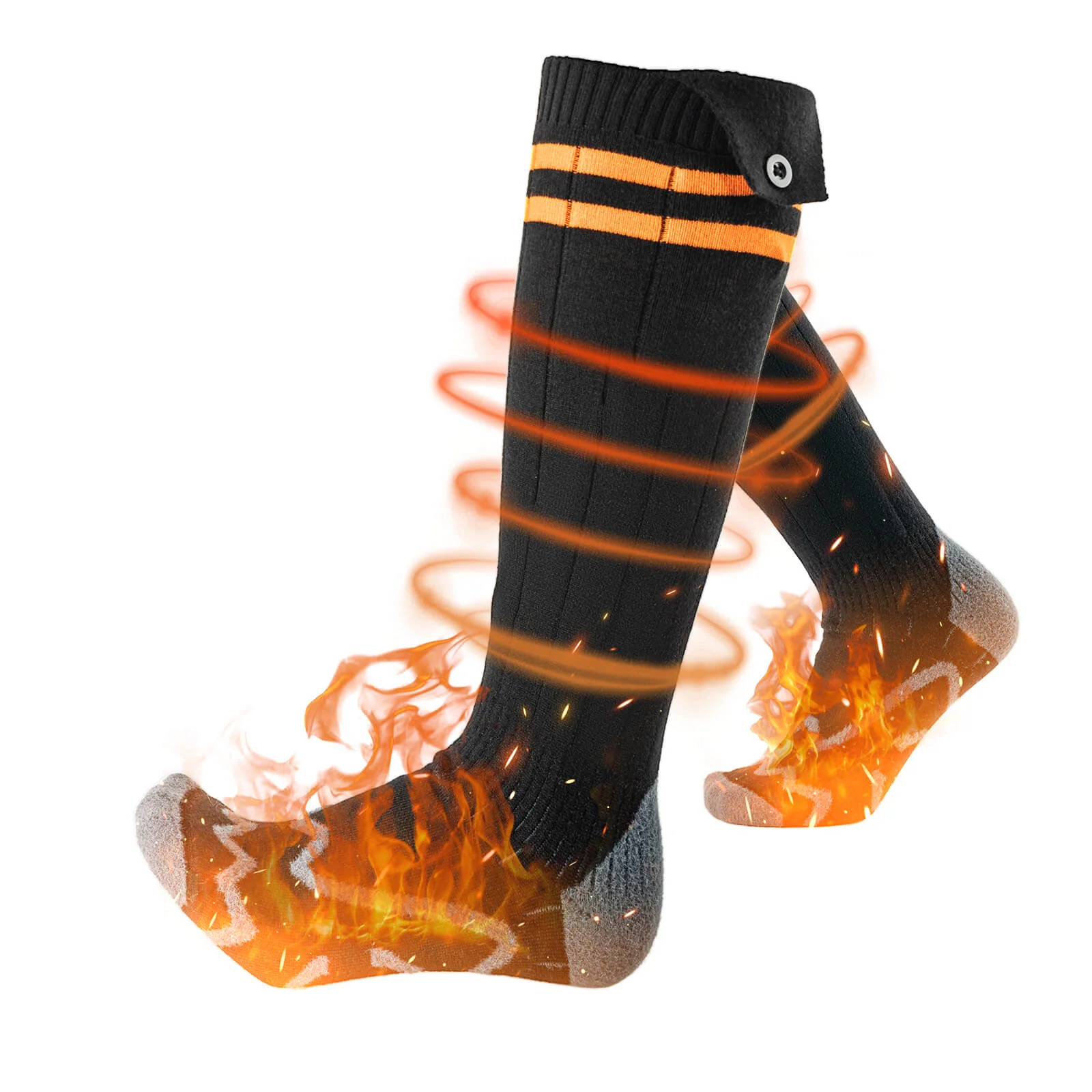 ROCKBROS Sportsocken Fahrradsocken Winter Heizsocken Wiederaufladbar 5000mAh - Image 3