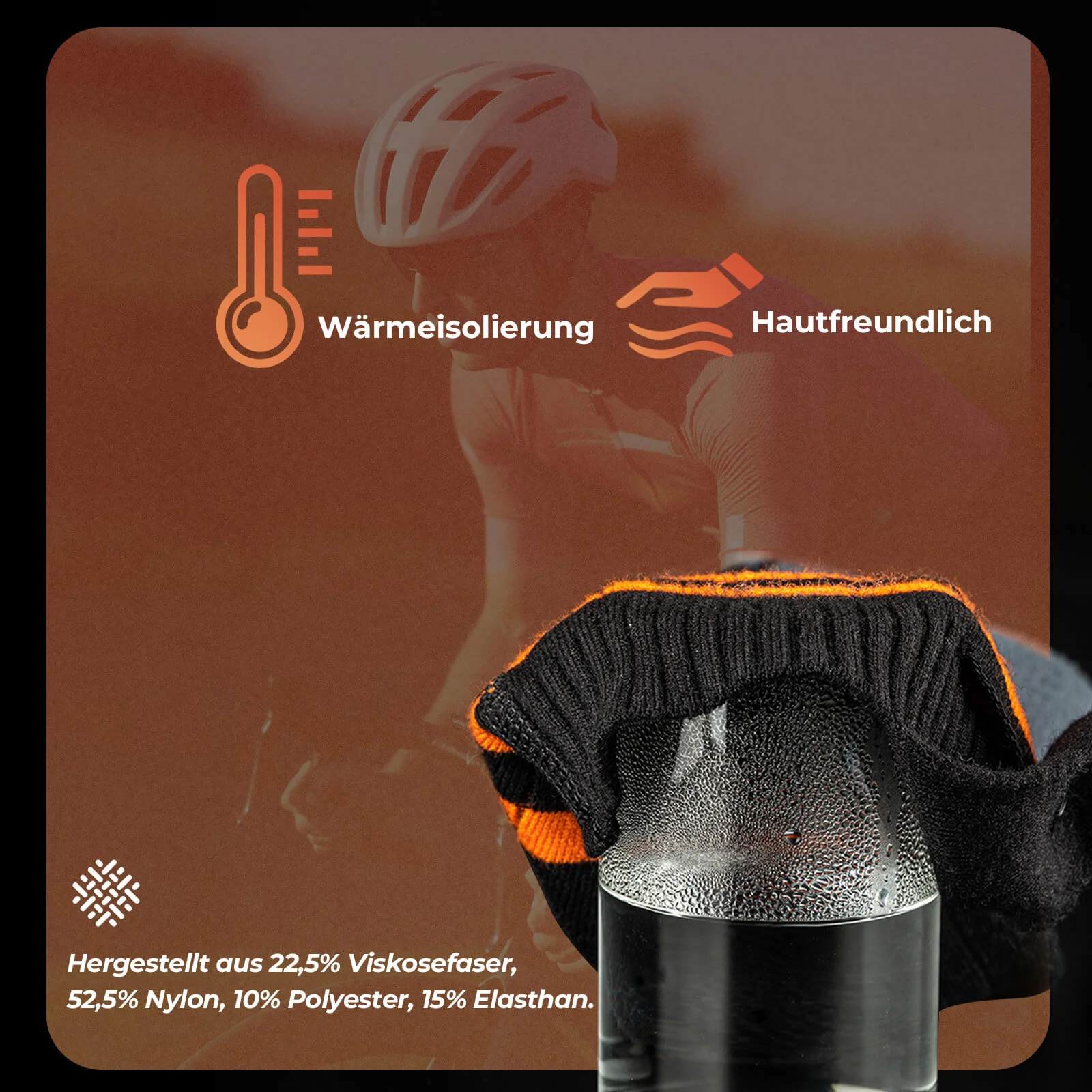 ROCKBROS Sportsocken Fahrradsocken Winter Heizsocken Wiederaufladbar 5000mAh - Image 5