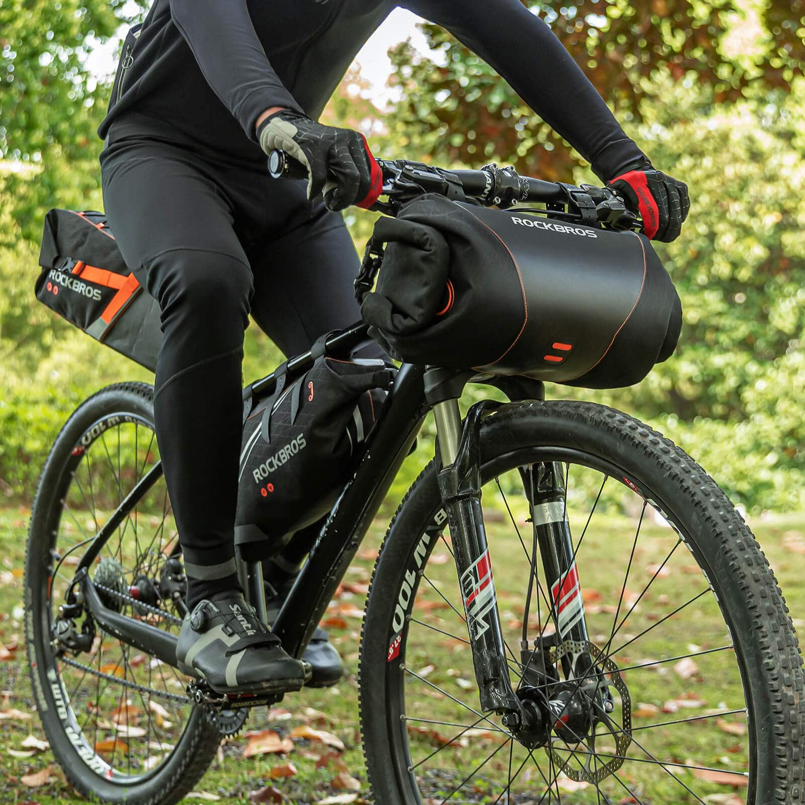 ROCKBROS Wasserdichte Fahrrad Lenkertasche 2L mit Öffnungsdesign - Image 7