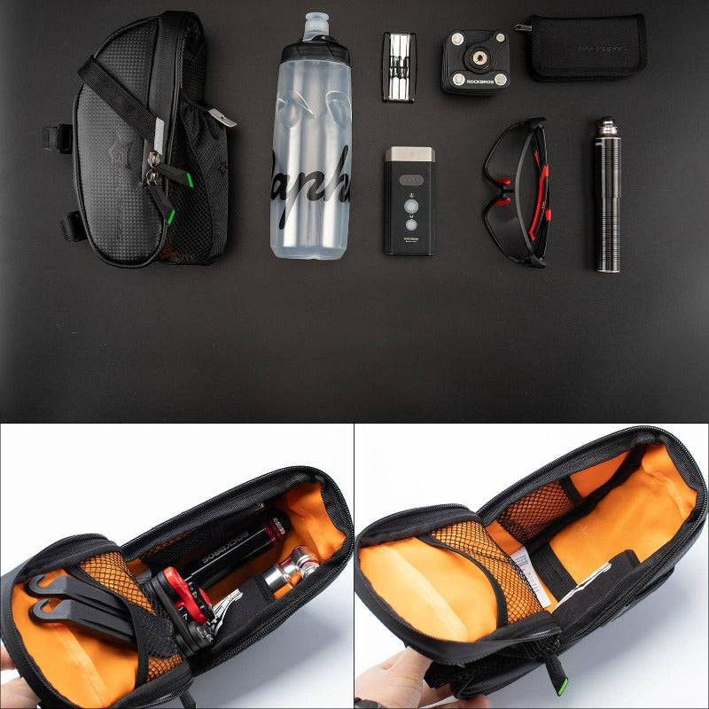 ROCKBROS wasserdichte Satteltasche mit Flaschenhalter für MTB Rennrad - Image 3