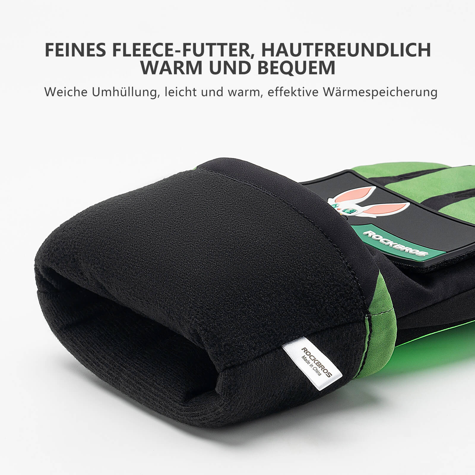 ROCKBROS Winter Beheizte Fahrradhandschuhe Handschuhe 3 Heizstufen M-XL - Image 7